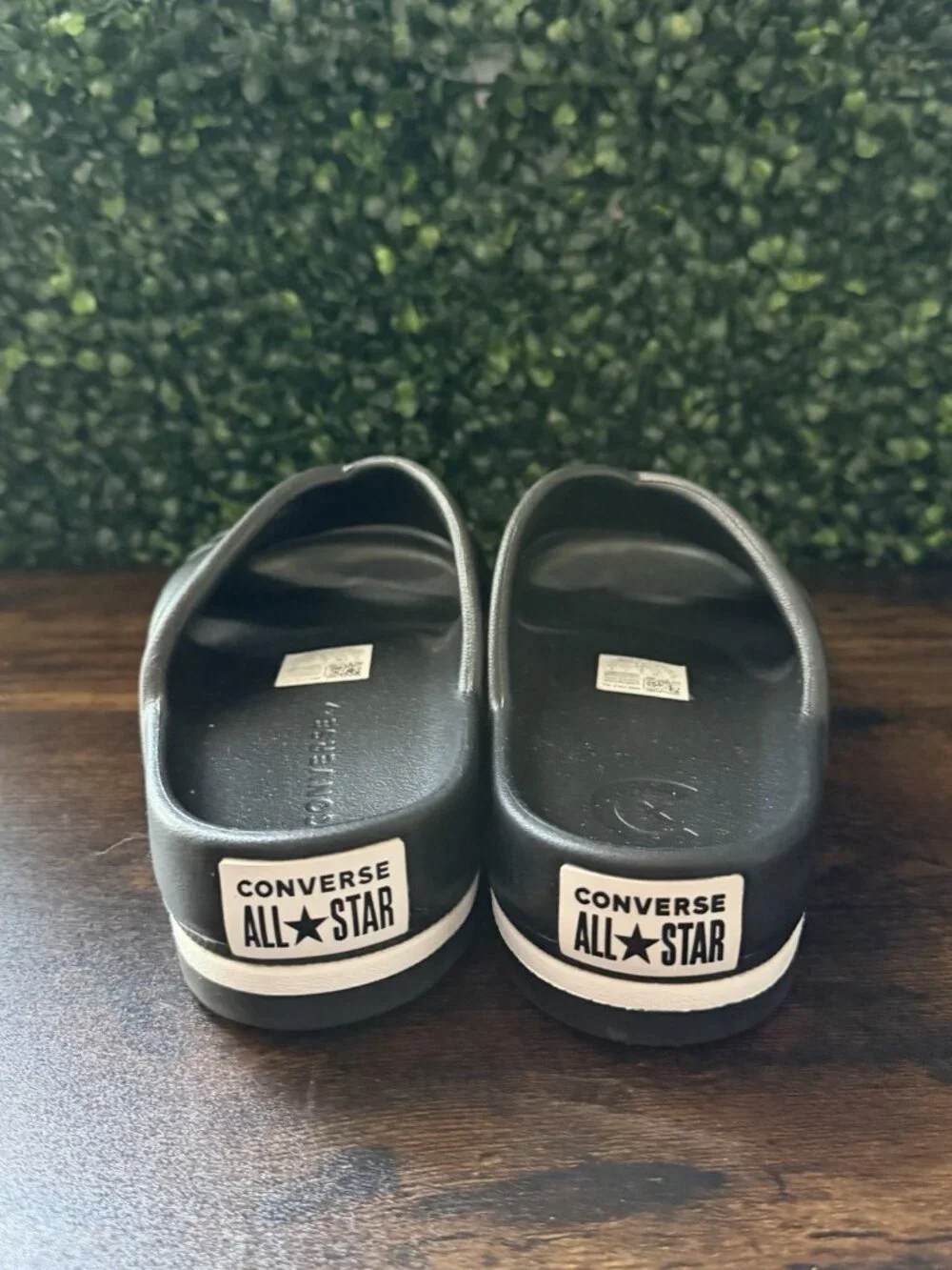 Converse Chuck Taylor All Star Black Slip-on Sandals Women’s Size 7 Shoes